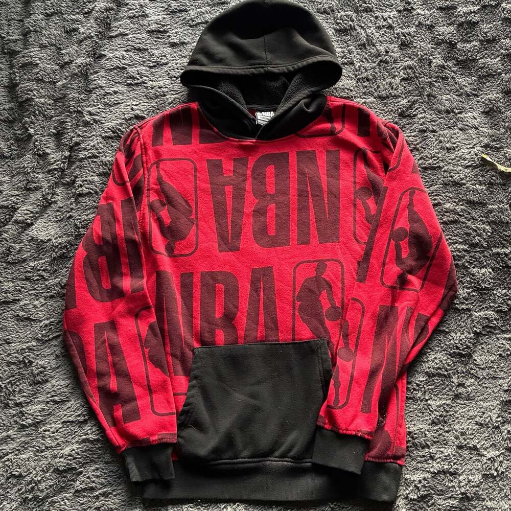 NBA All Over Logo Fleece Hoodie